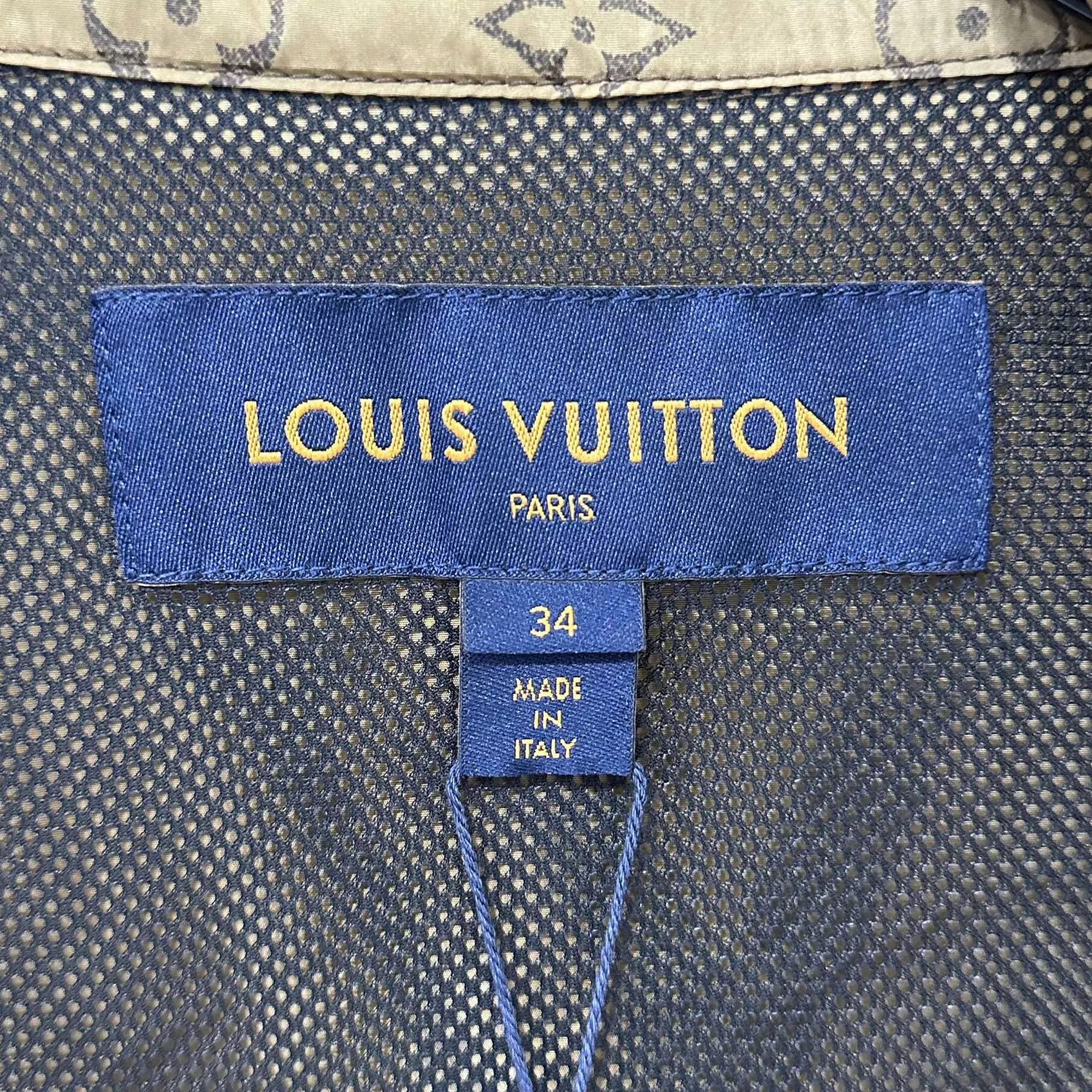 Louis Vuitton LV Brown Monogram Print Tech Fabric Women's Jacket Size XS / US 0-2 / IT 36-38 - 5 Thumbnail