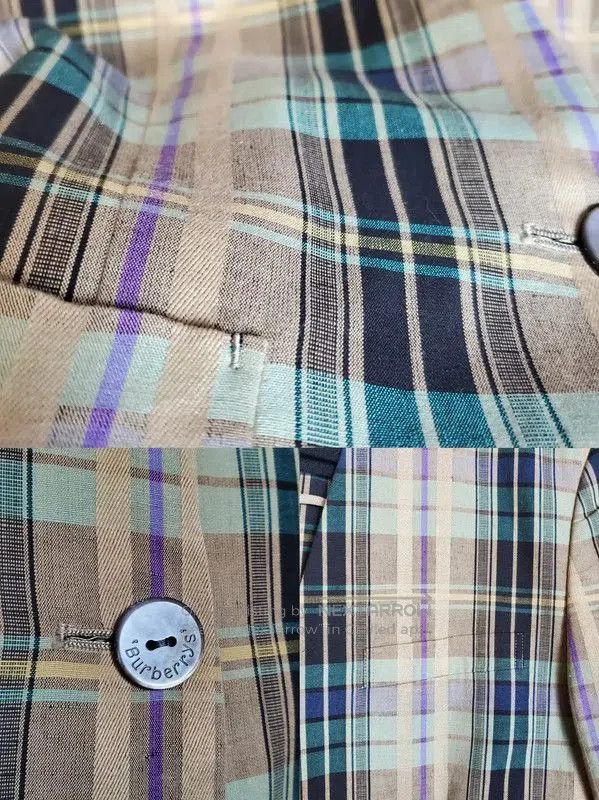 Burberry Burberry Beige Checkered Long Sleeve Cardigan. Size M / US 6-8 / IT 42-44 - 6 Thumbnail