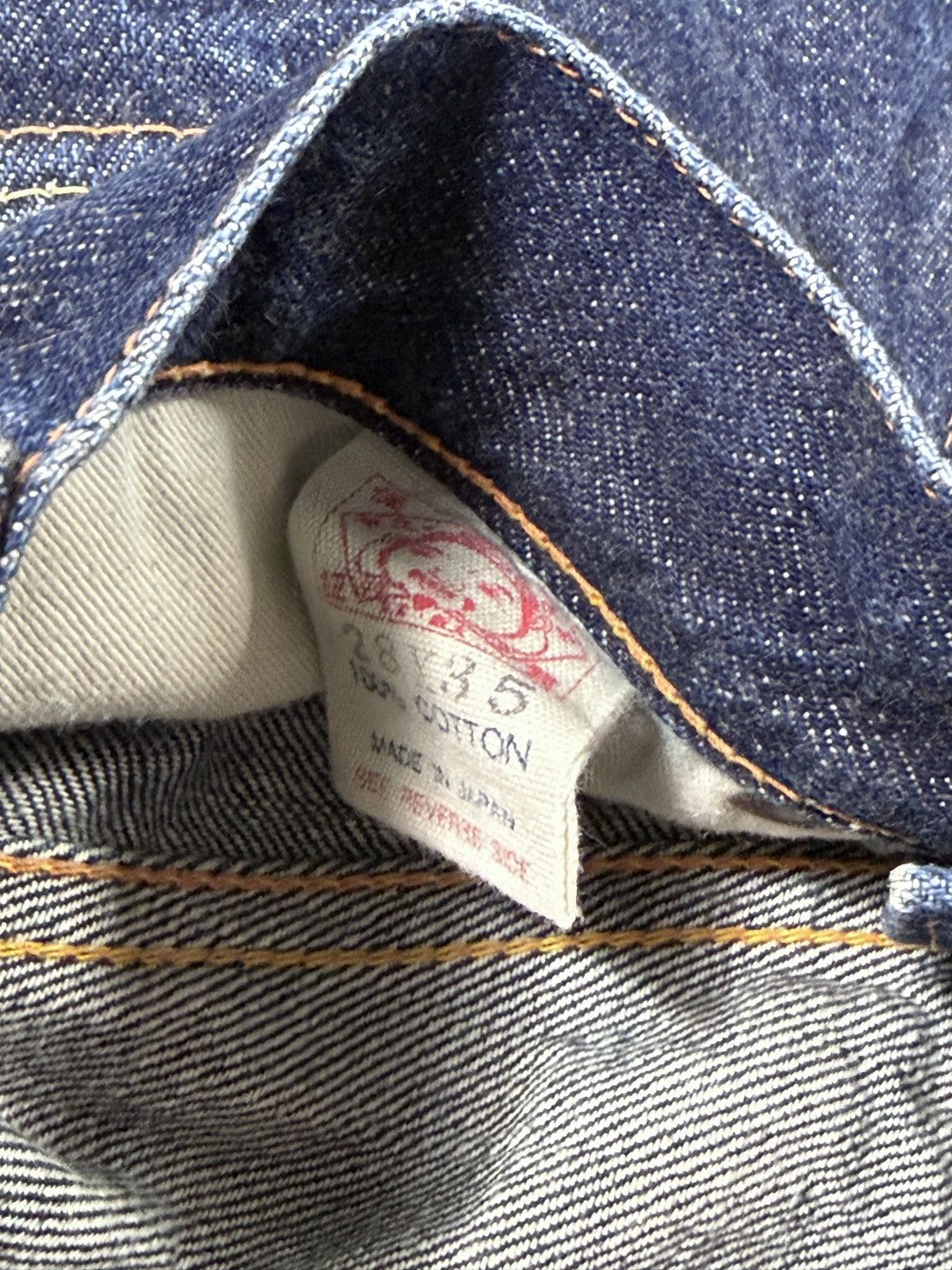 Evisu Evisu jeans daicock big logo yellow selvedge denim Japan Size US 28 / EU 44 - 14 Thumbnail