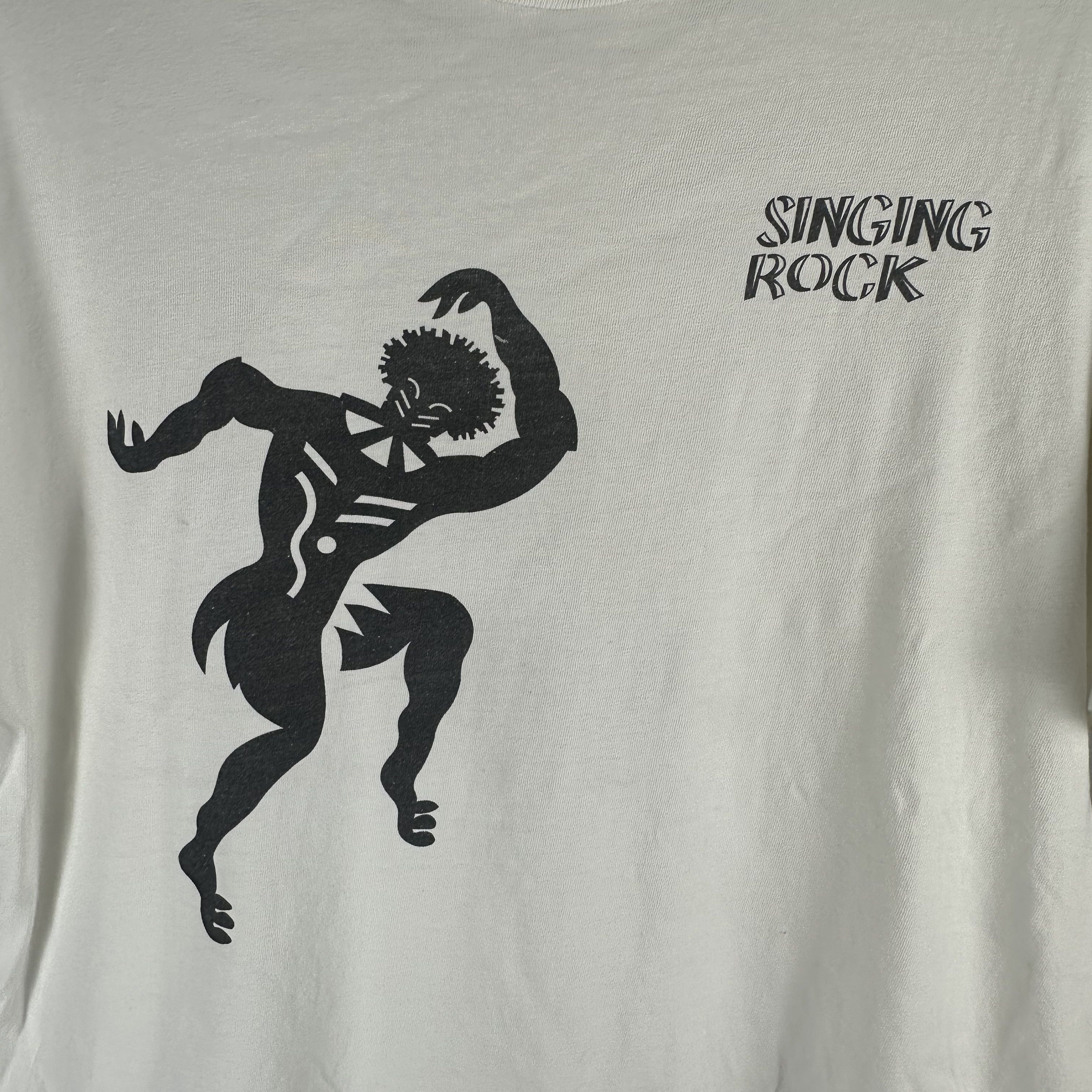 Vintage Vintage 90s Singing Rock Artwork Double Sided T-shirt Size US L / EU 52-54 / 3 - 2 Thumbnail