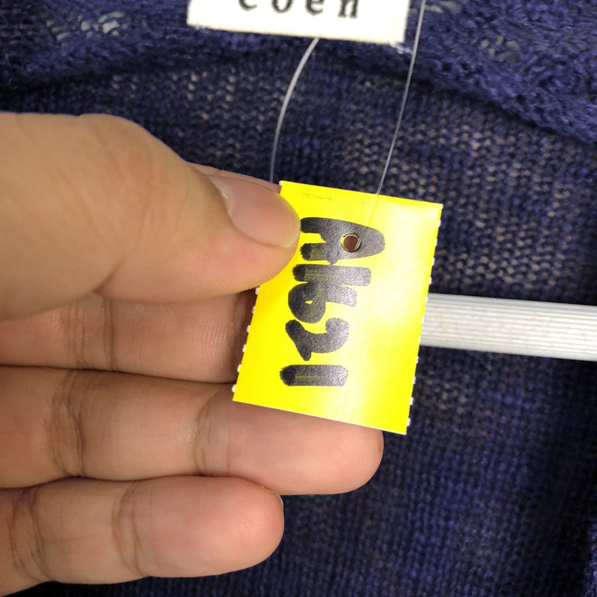 Homespun Knitwear × Japanese Brand Coen Blue Knitwear #A1621 Size XL / US 12-14 / IT 48-50 - 10 Thumbnail
