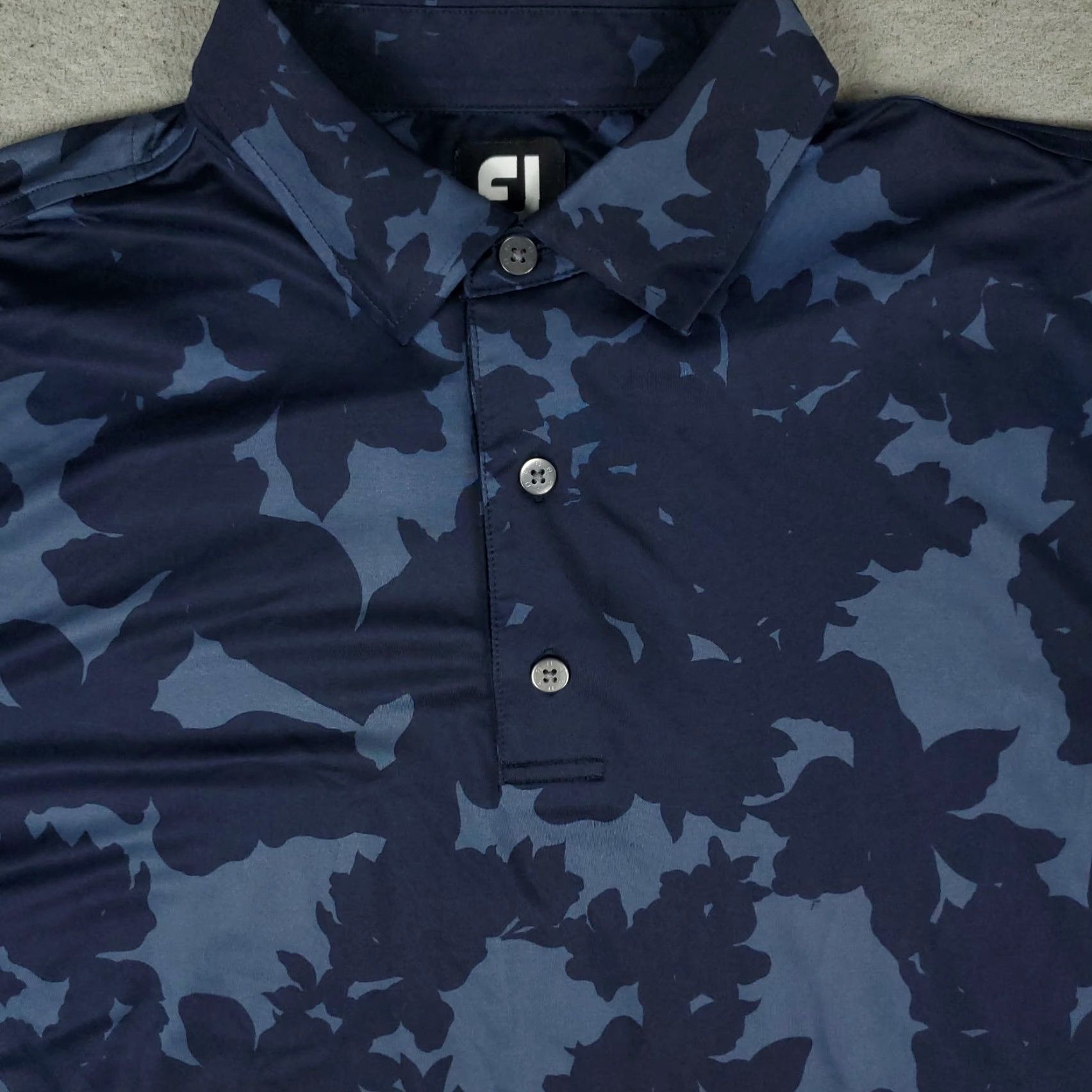 Footjoy FJ FootJoy Polo Shirt Mens Large Blue Fort Lauderdale Golf Casual Short Sleeve Polo Size US L / EU 52-54 / 3 - 2 Thumbnail