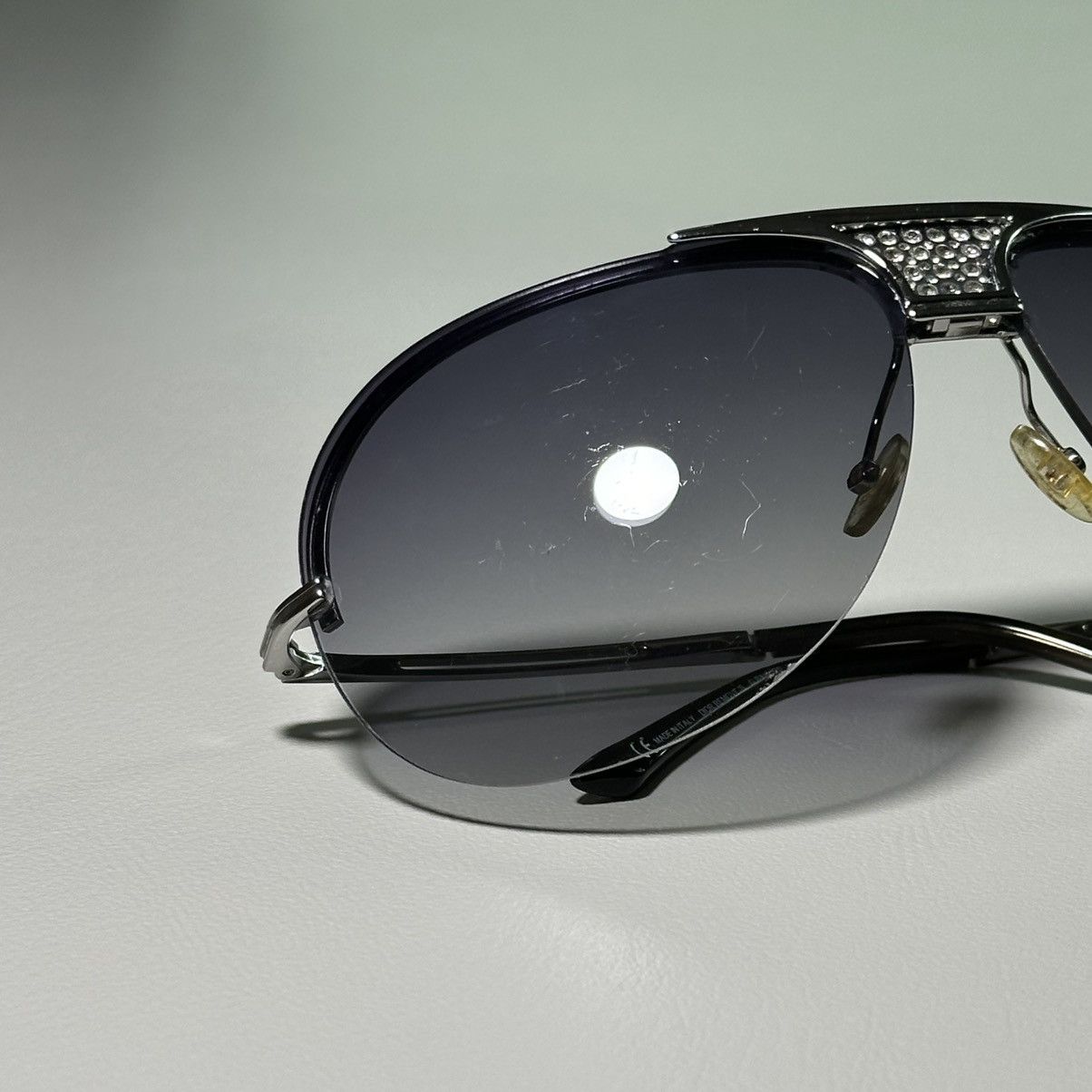 Dior CHRISTIAN DIOR REMOVE/S Ruthenium Aviator Sunglasses Size ONE SIZE - 7 Thumbnail