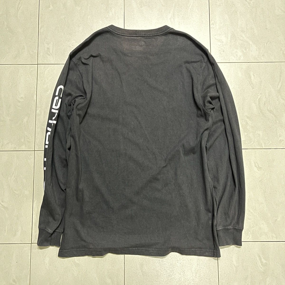 Carhartt × Carhartt Wip Carhartt Logo Longsleeve T Shirt Size US S / EU 44-46 / 1 - 9 Thumbnail