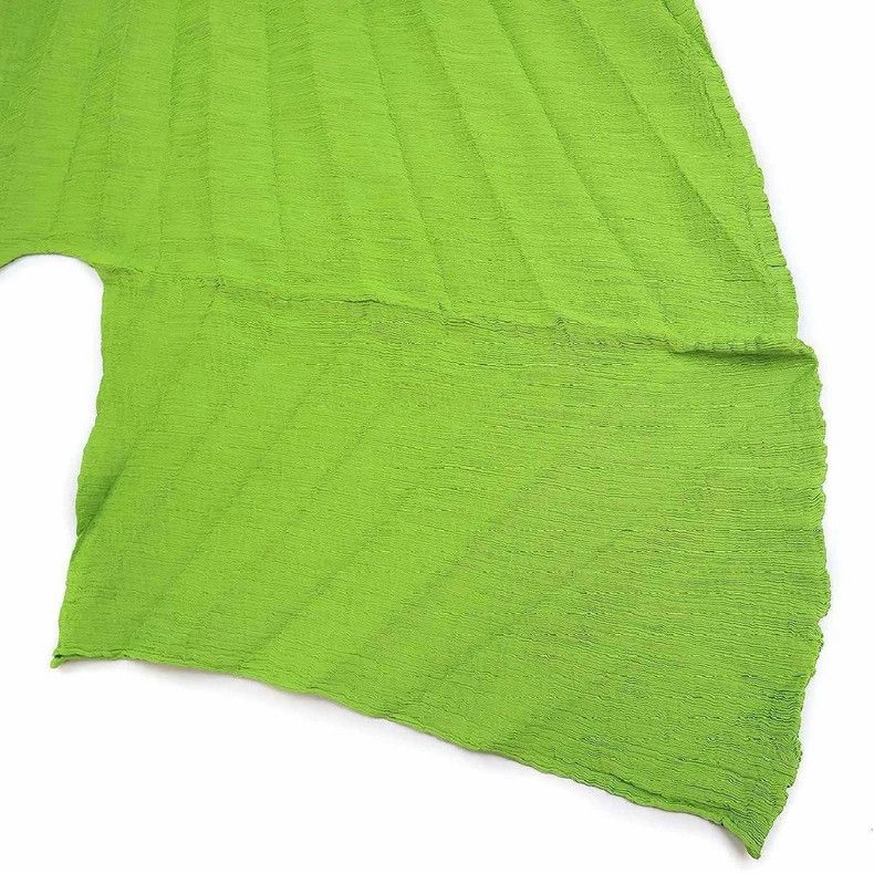 Issey Miyake Issey Miyake Apple green pleated trousers Size 22" - 4 Thumbnail