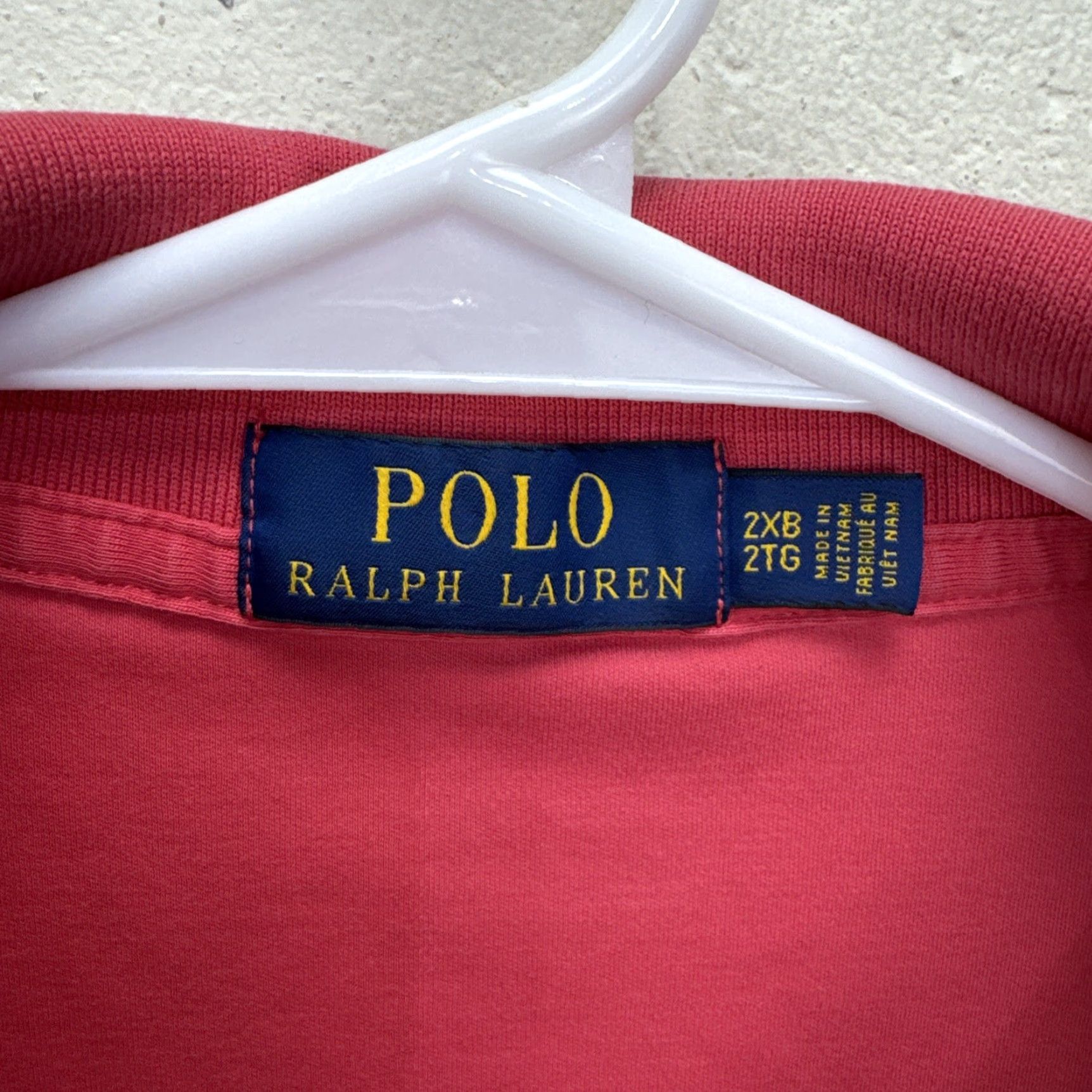 Polo Ralph Lauren Polo Ralph Lauren Shirt Mens 2XB XXL Coral Flesh Pony Polo Preppy Golf Classic Size US XXL / EU 58 / 5 - 2 Thumbnail