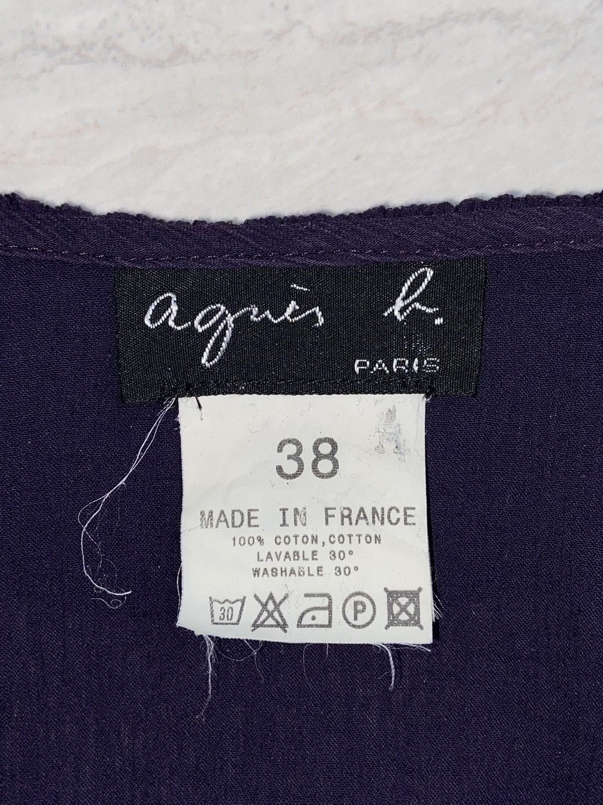 agnes b. AGNES B. Purple Blouse Size XS / US 0-2 / IT 36-38 - 11 Thumbnail