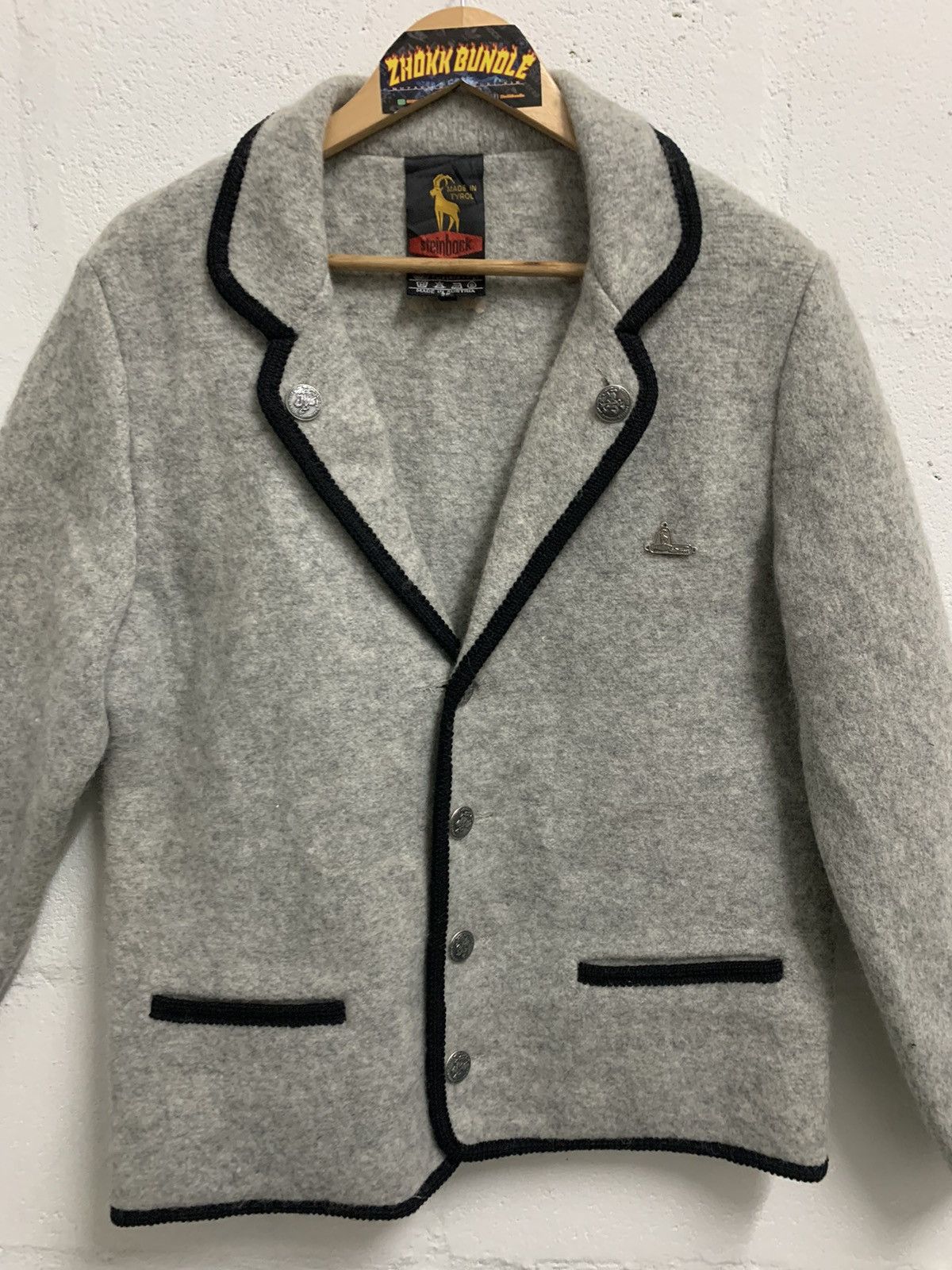 Japanese Brand × Vintage Steinbock Austria Boiled Wool Jacket Size M / US 6-8 / IT 42-44 - 3 Thumbnail