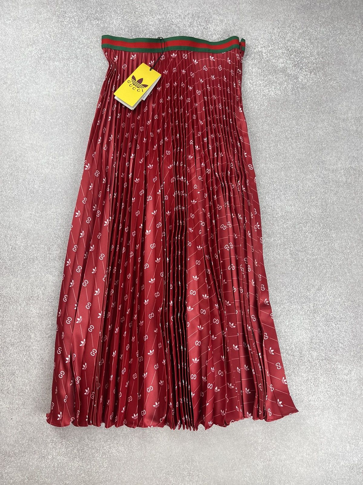Gucci Adidas x Gucci Polyester Red Skirt Size 42 Size 28" / US 6 / IT 42 - 8 Thumbnail