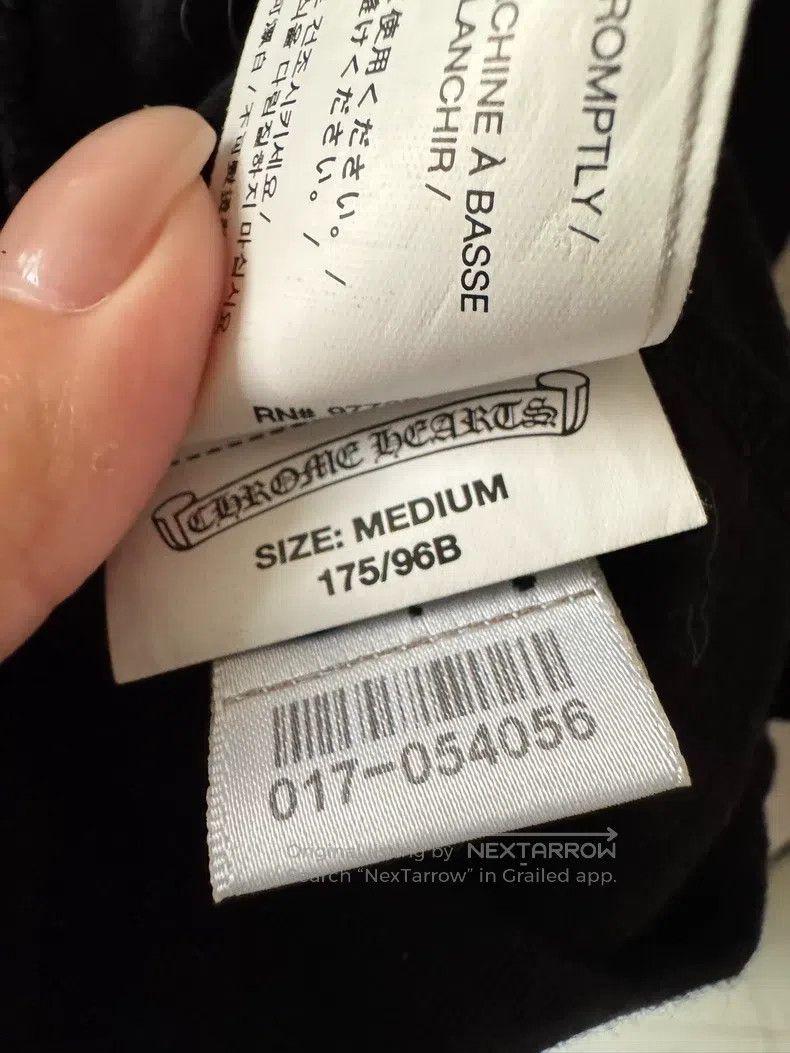 Chrome Hearts CHROME HEARTS Black Sanskrit back swear word 'love you' sh Size US M / EU 48-50 / 2 - 6 Thumbnail