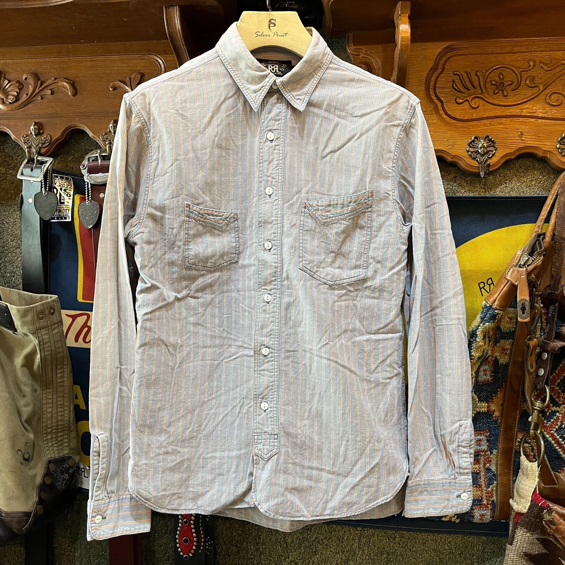 RRL Ralph Lauren RRL Striped Shirt Size US S / EU 44-46 / 1 - 1 Thumbnail