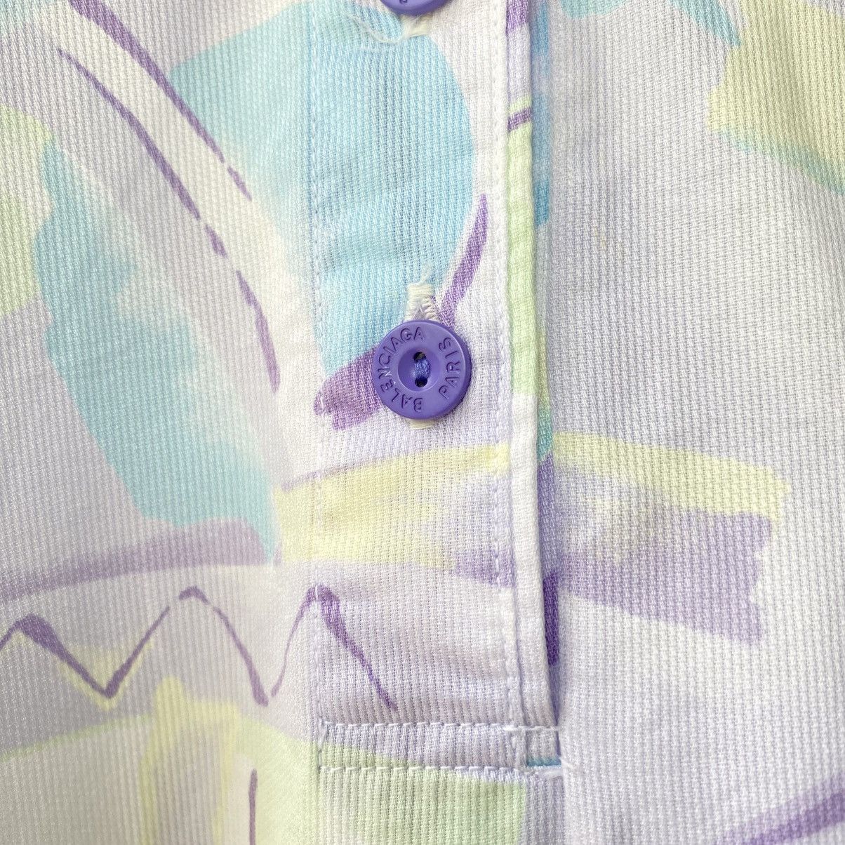 Balenciaga Balenciaga Vintage Pastel Polo Shirt Size M / US 6-8 / IT 42-44 - 18 Thumbnail