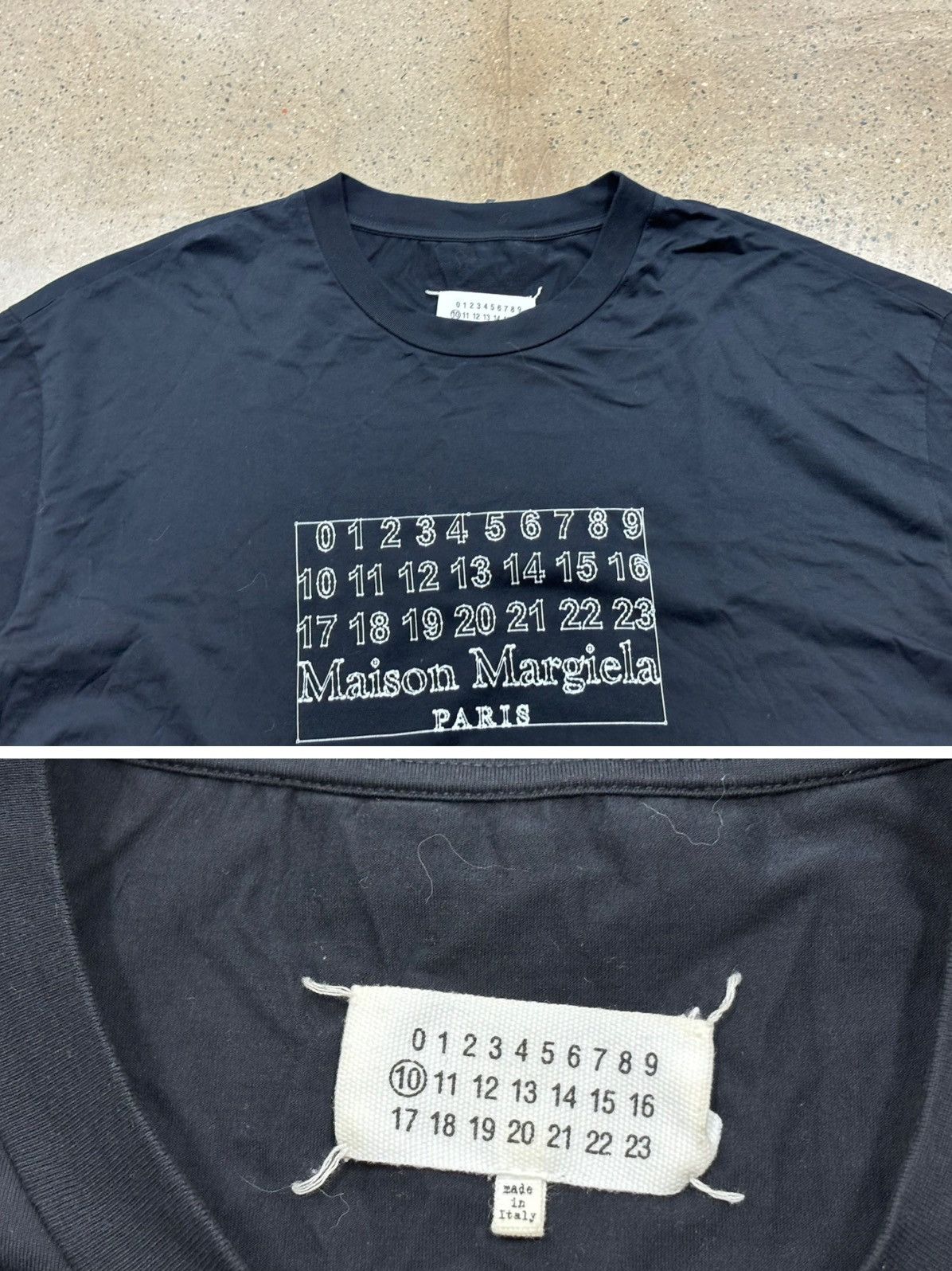 Maison Margiela Maison Margiela number tee Size US L / EU 52-54 / 3 - 7 Thumbnail