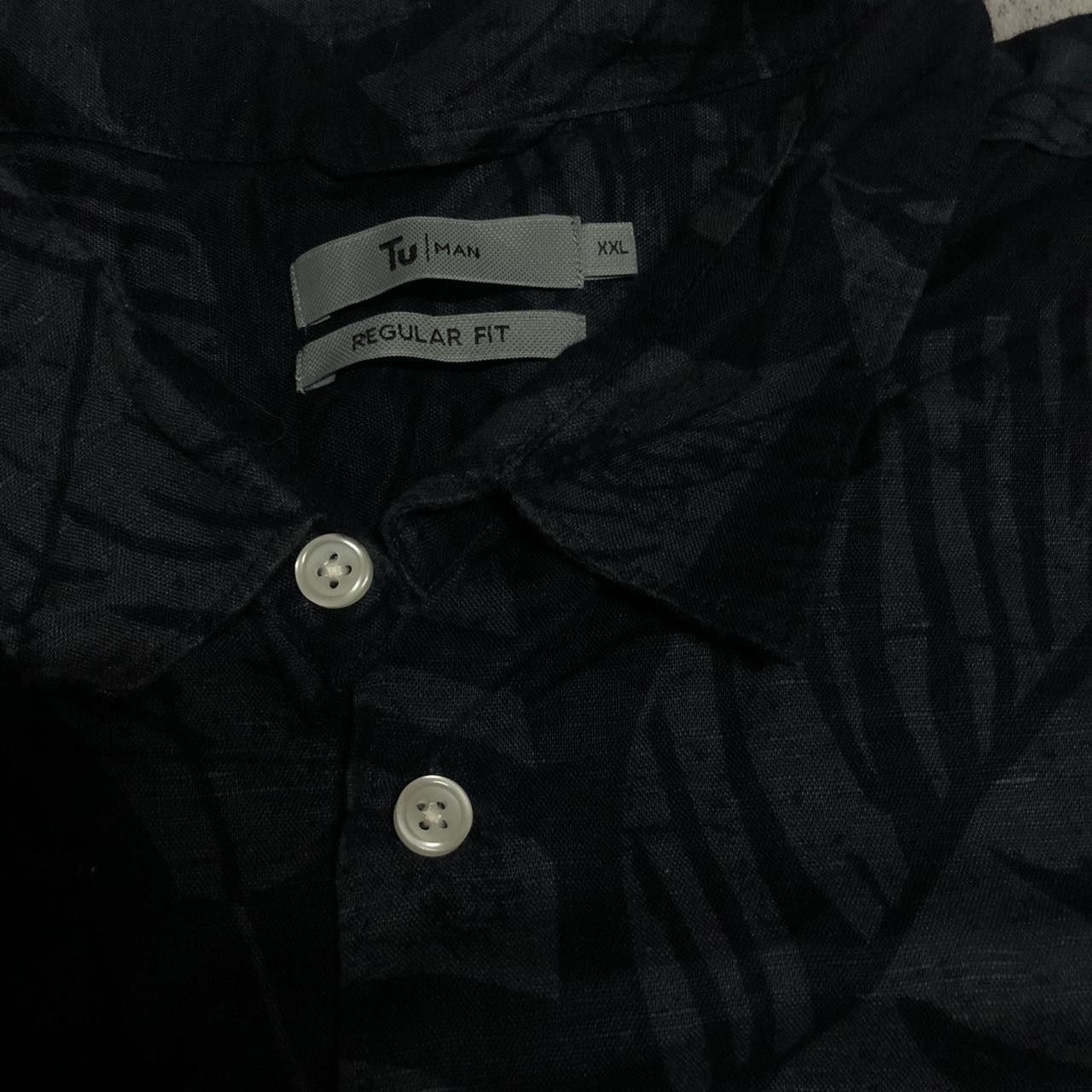 Other Black tropical print button-up shirt #tropicalvibes Size US XXL / EU 58 / 5 - 3 Thumbnail