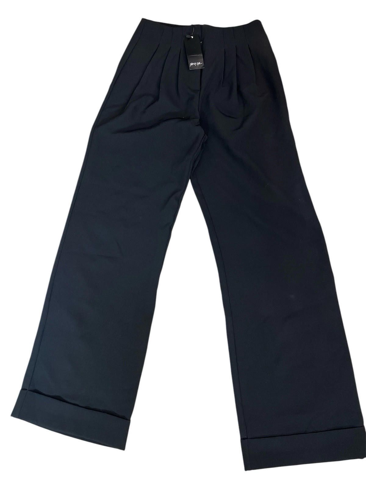 Designer Nasty Gal Power Through Wide Leg Pants Sz 2 Size 26" / US 2 / IT 38 - 2 Thumbnail