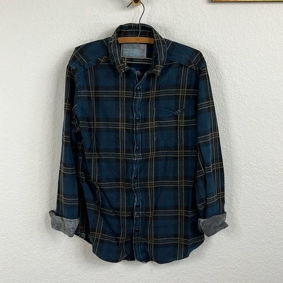 Allsaints AllSaints NYC Wesson Long Sleeve Plaid Shirt Size US L / EU 52-54 / 3 - 2 Thumbnail