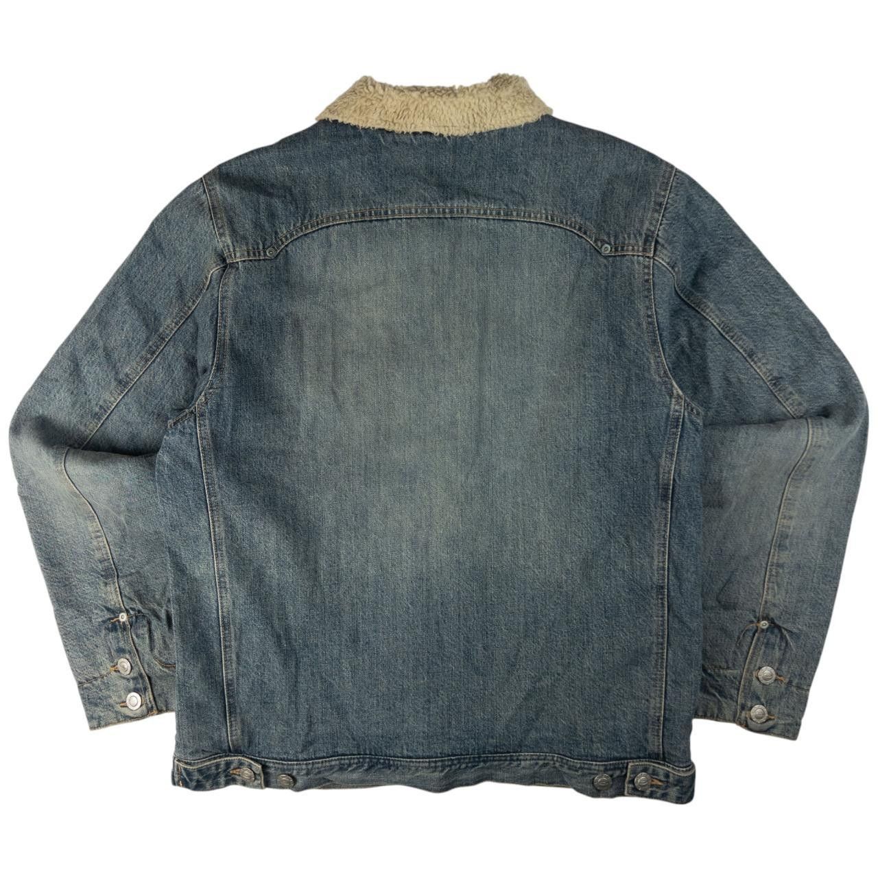 Oakley Vintage Oakley Sherpa Fleece Lined Denim Jacket Size M Size US M / EU 48-50 / 2 - 2 Thumbnail