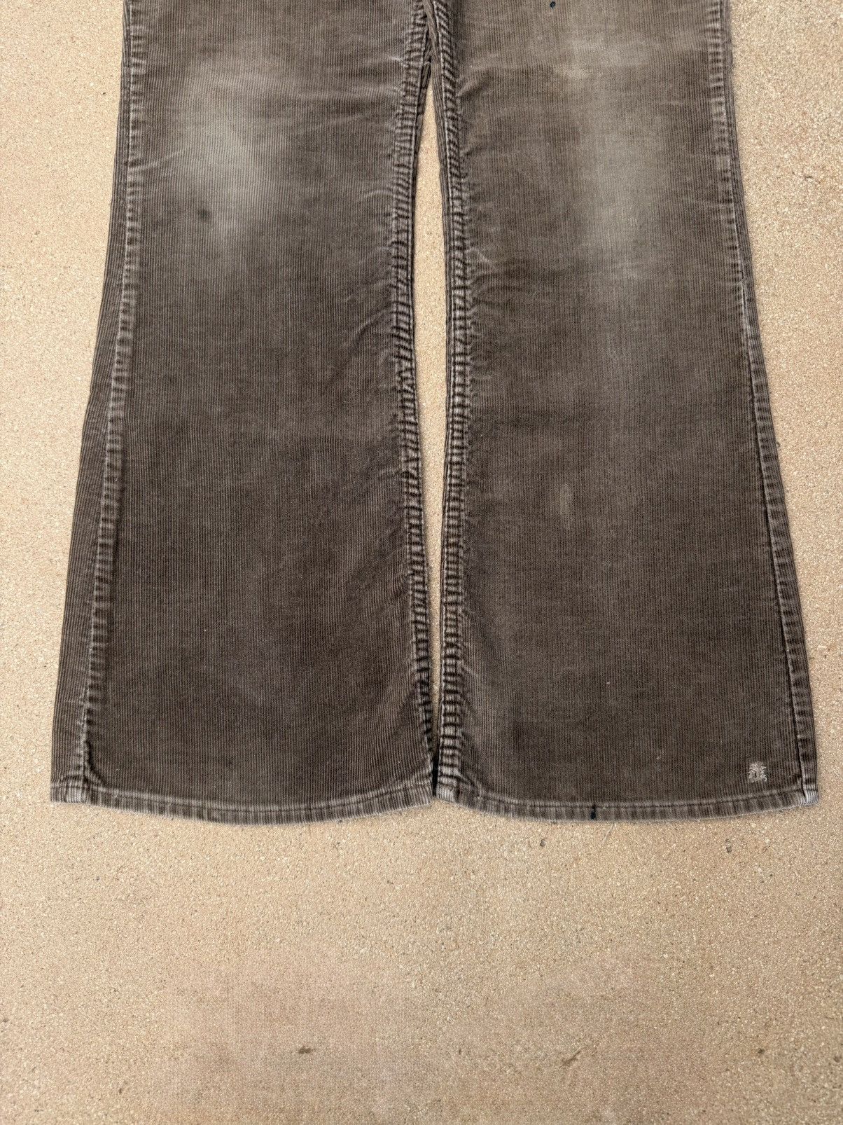 Levi's Vtg 70’s Levi’s 646 Flare Faded Brown Corduroy Pants 32x31 Size US 32 / EU 48 - 3 Thumbnail