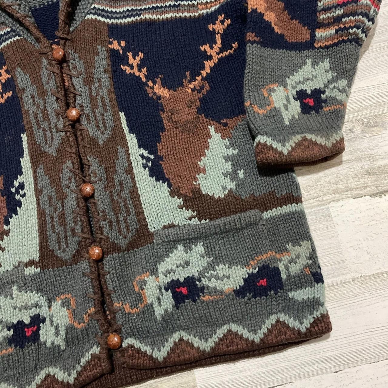 Eddie Bauer Vintage Eddie Bauer Wool Cowichan Cardigan Sweater Deer Dog Size US S / EU 44-46 / 1 - 3 Thumbnail