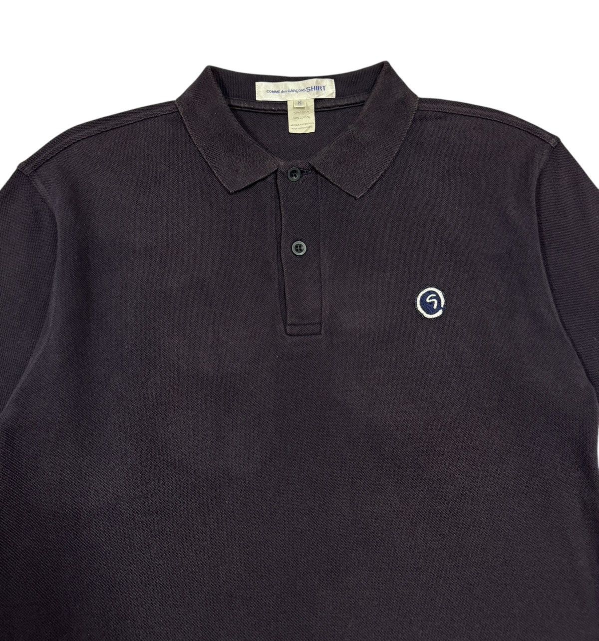 Comme des Garcons Homme Plus × Comme des Garcons SHIRT Comme Des Garçons Shirt Polo Tee Size US S / EU 44-46 / 1 - 3 Thumbnail