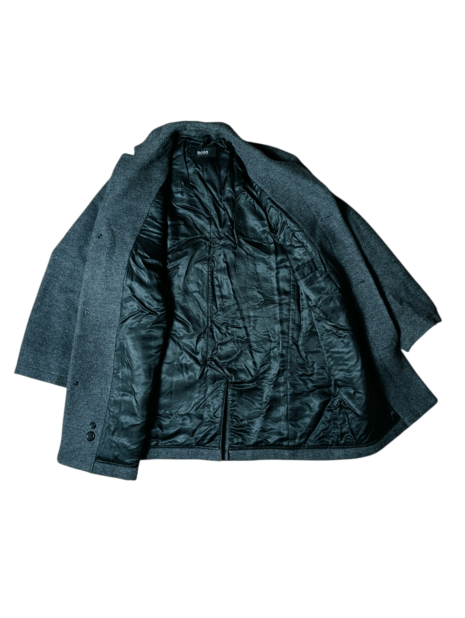 Hugo Boss Vintage Hugo Boss Wool Coat Size US L / EU 52-54 / 3 - 4 Thumbnail