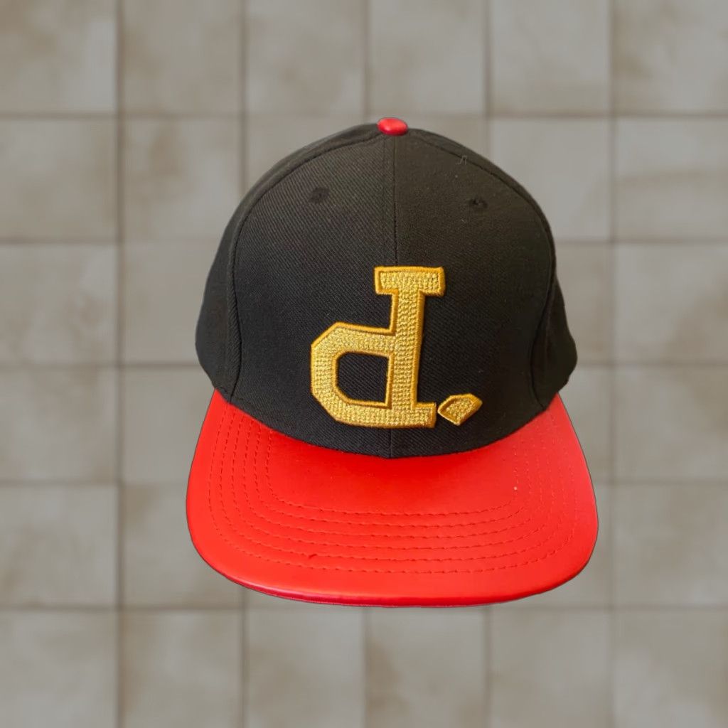 Diamond Supply Co. Diamond Supply Co. OG Script Structured Mens Snapback Hat Black/ Gold / Red Size ONE SIZE - 1 Thumbnail