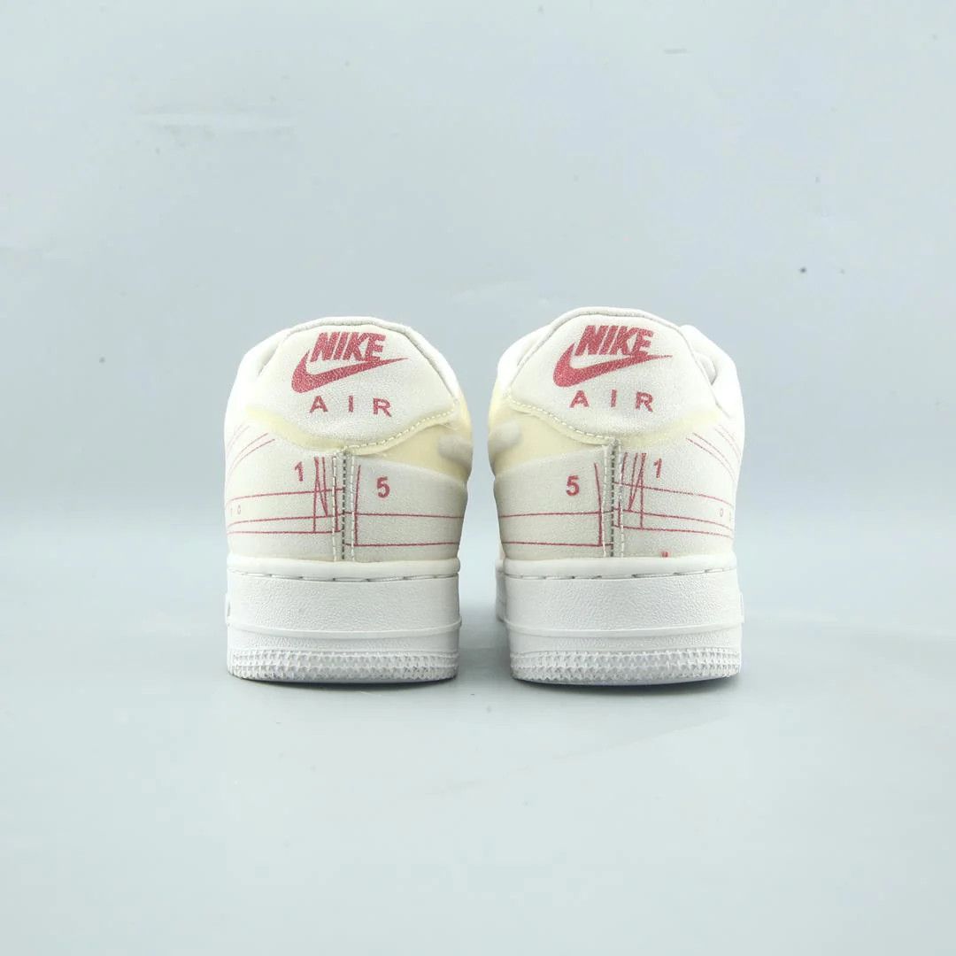 Nike Nike Air Force 1 Low '07 LX "Blueprint" sneakers white red Size US 5 / EU 37 - 4 Thumbnail