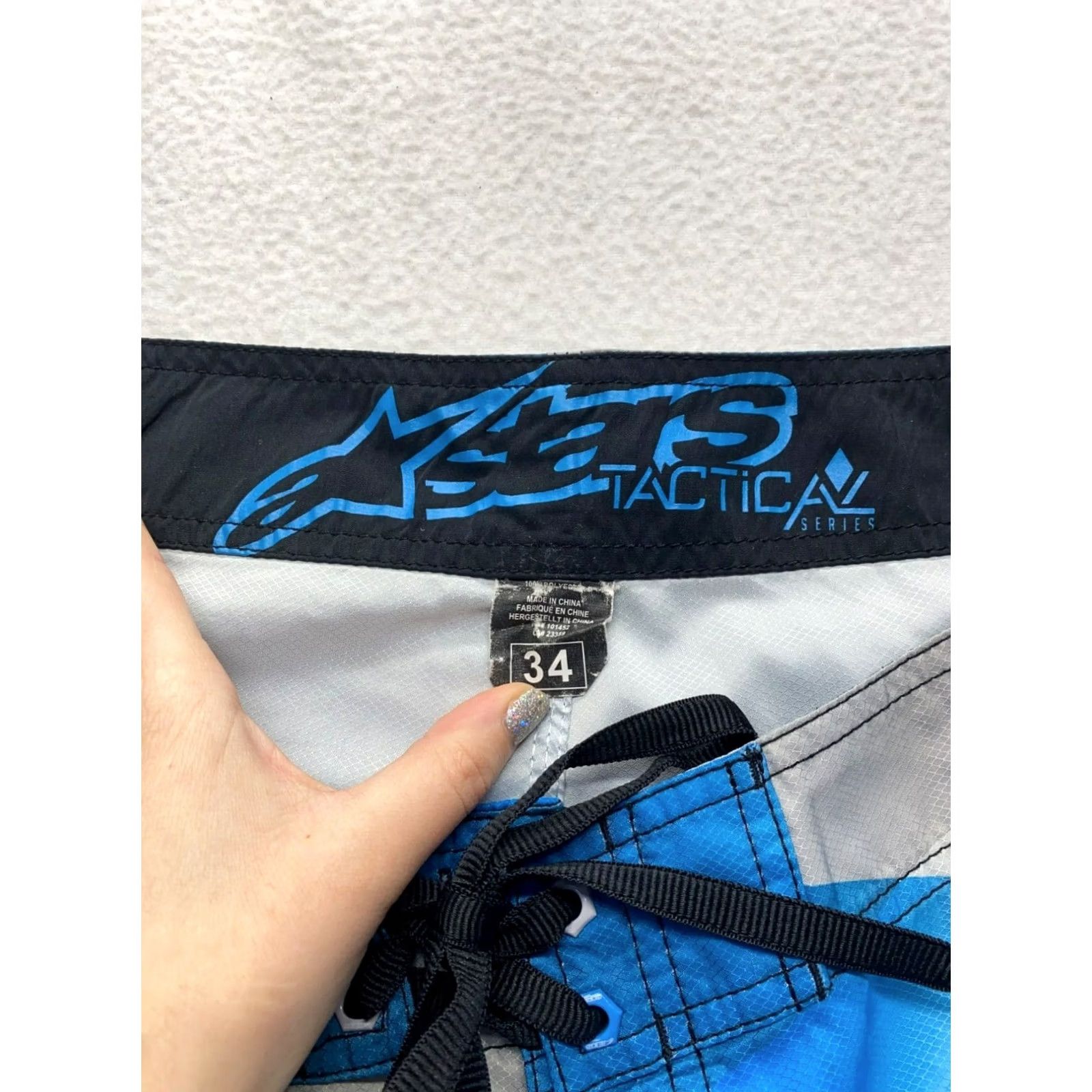 Alpinestars Alpinestars Alpine stars tactical series swim trunks 34 Men Blue Trunks Bottom Mens 34 Swim Color Blue 90s Size US 34 / EU 50 - 5 Thumbnail