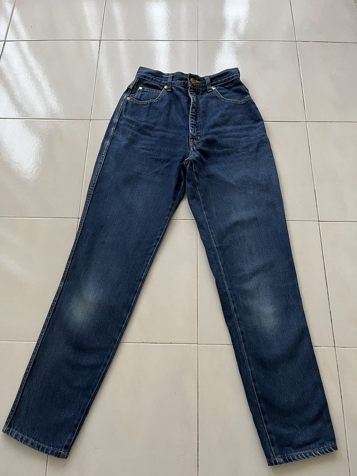 Yves Saint Laurent Yves Saint Lauren Embroidered Logo Size 24" / US 00 / IT 34 - 11 Thumbnail