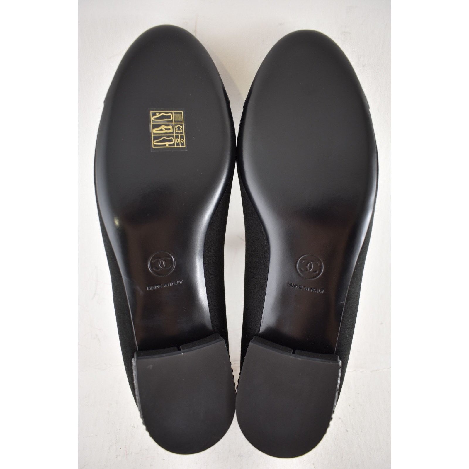 Chanel Chanel 24B Silk Crystal CC Logo Mary Jane Ballet Flat 38.5 Size US 8.5 / IT 38.5 - 22 Thumbnail