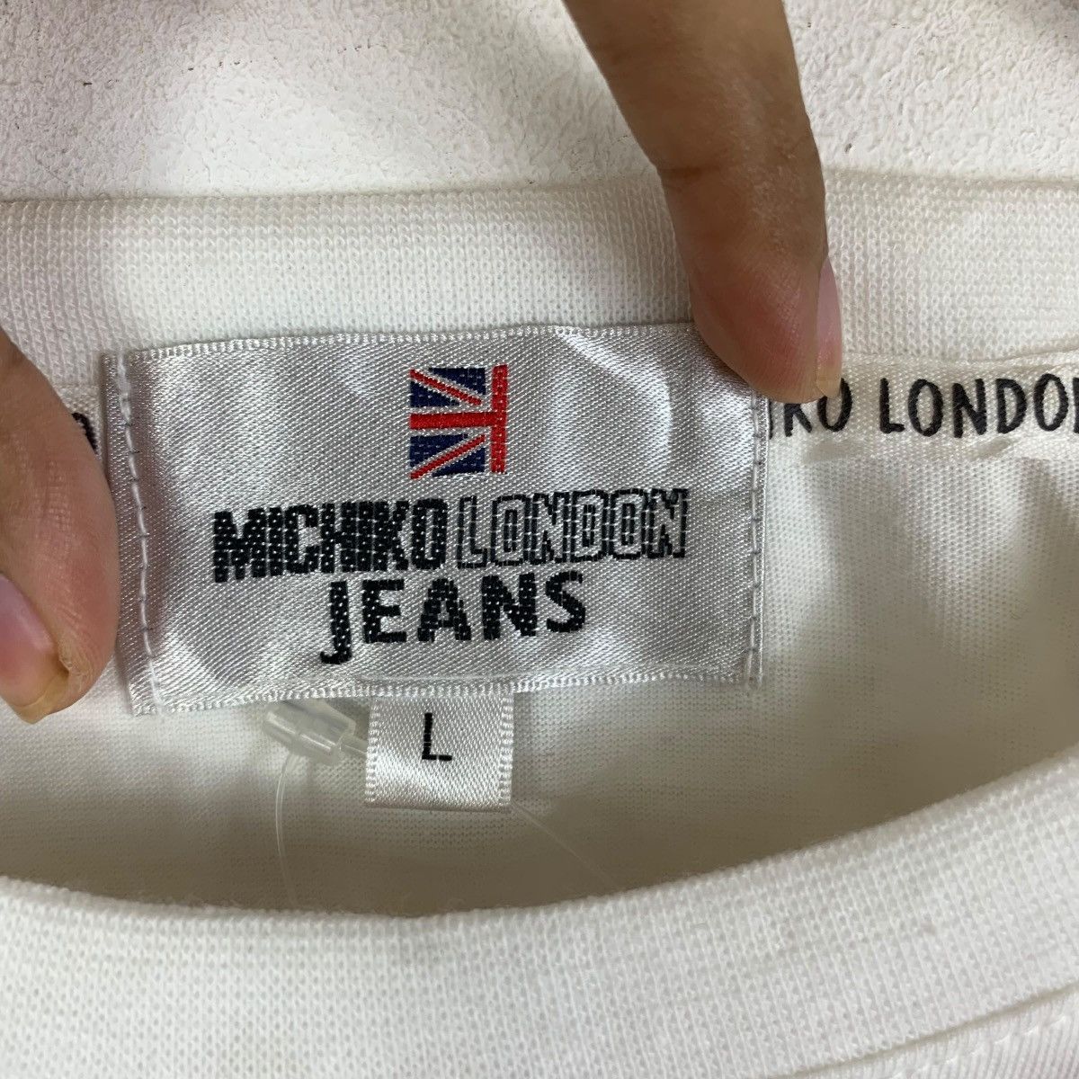 Michiko Koshino London Vintage MICHIKO LONDON JEANS Koshino Tee Shirt Top Size L / US 10 / IT 46 - 5 Thumbnail