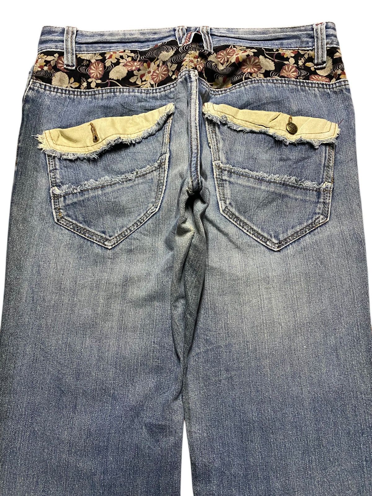 Hysteric Glamour Vintage Japanese Brand Piko Flare Denim Jeans Size US 33 - 4 Thumbnail