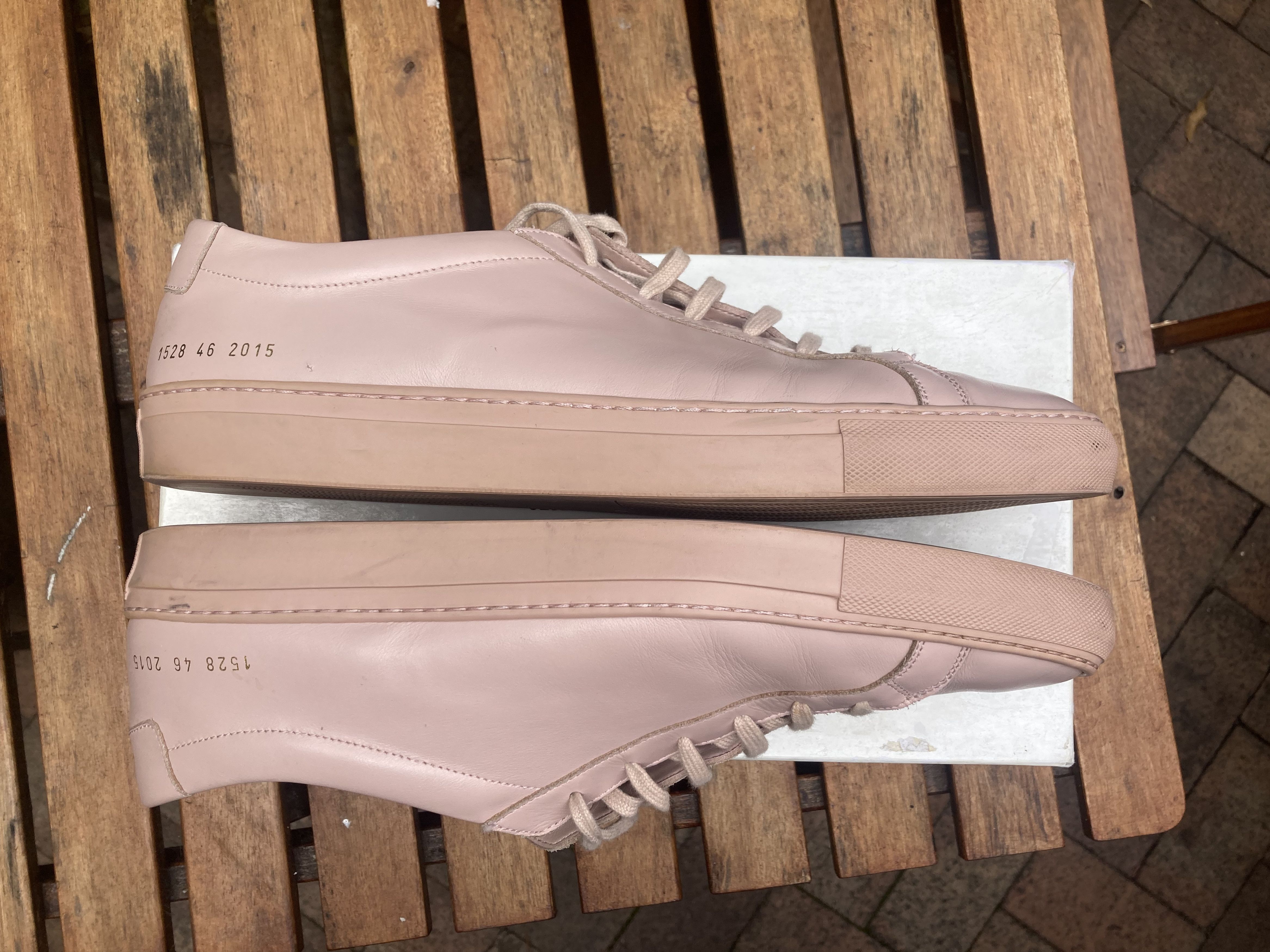 Common Projects Low Top Achilles Blush Pink Size US 12.5 / EU 45-46 - 4 Thumbnail