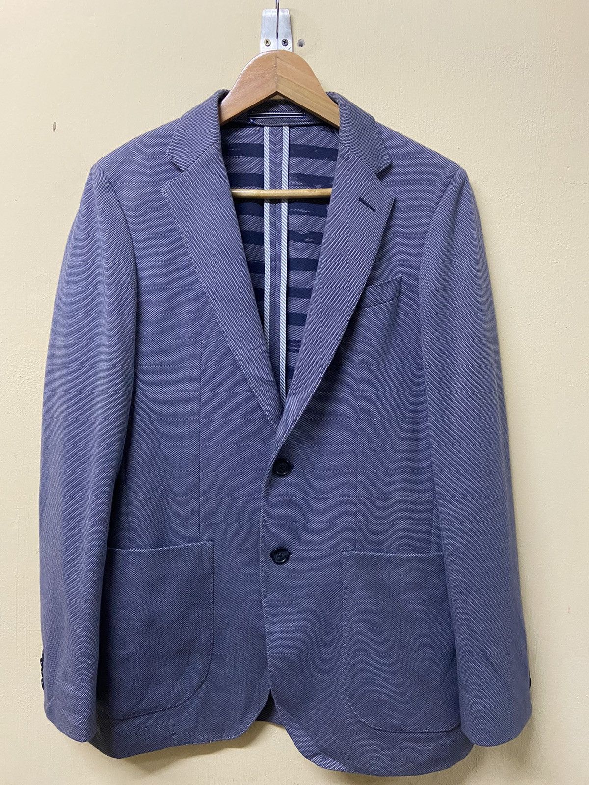 Tommy Hilfiger Tommy Hilfiger Blazer Blue Tweed Size US M / EU 48-50 / 2 - 1 Thumbnail