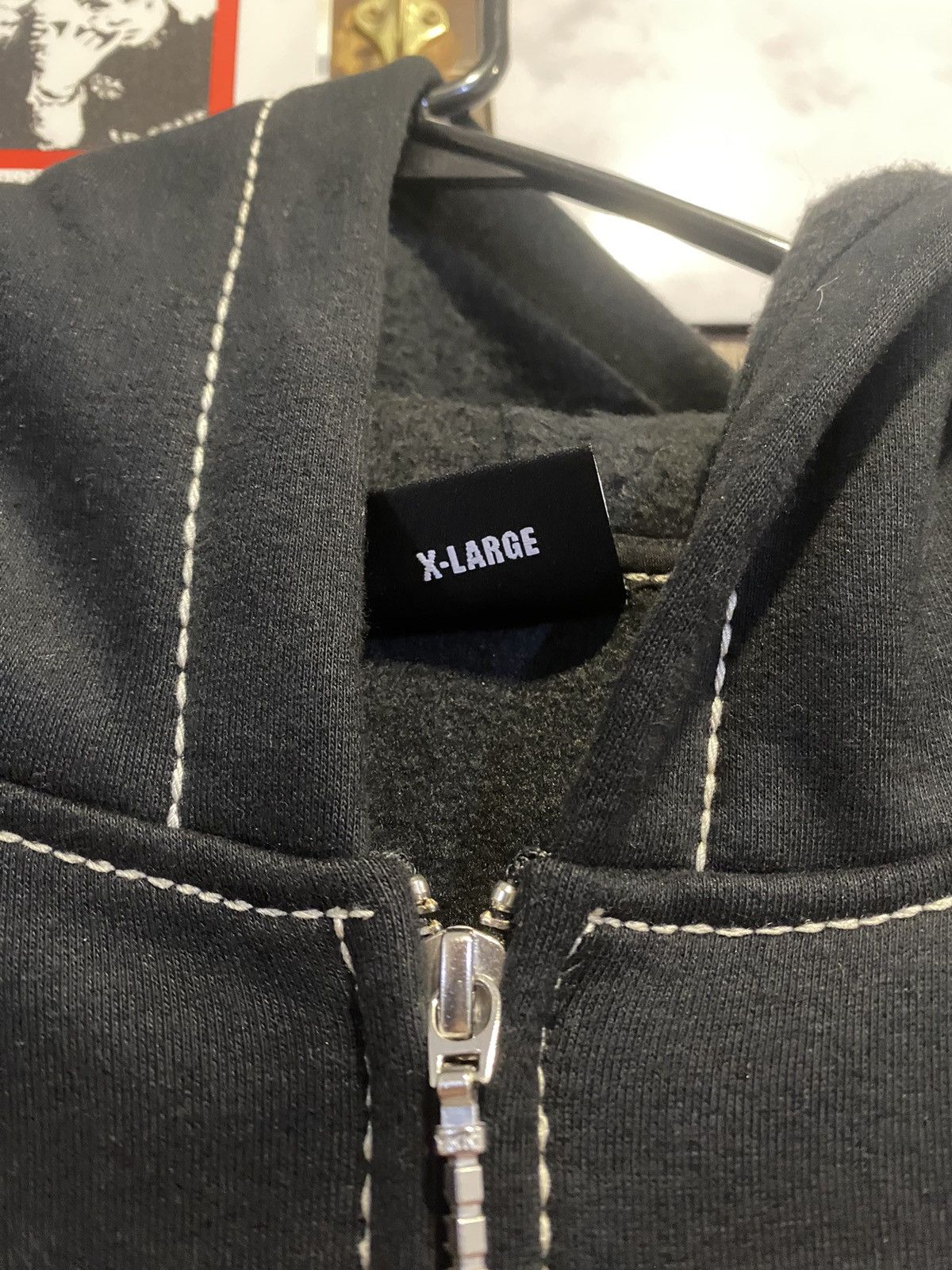 Revenge Bred Contrast Zip Up Hoodie Size US XL / EU 56 / 4 - 4 Thumbnail