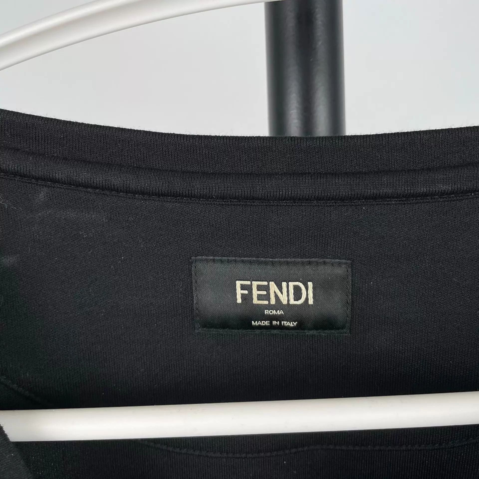 Fendi FENDI Black Cotton Short-Sleeve T-Shirt Size US XXL / EU 58 / 5 - 7 Thumbnail