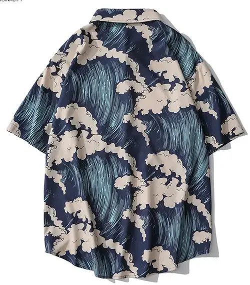 Other Oversized Mens Shortsleeve Shirts New Summer Loose Casual Size US L / EU 52-54 / 3 - 2 Thumbnail
