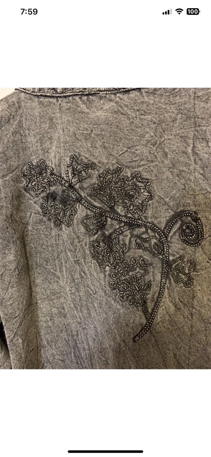 Other Vintage Flashback womens sz XL gray black jacket Size XL / US 12-14 / IT 48-50 - 8 Thumbnail