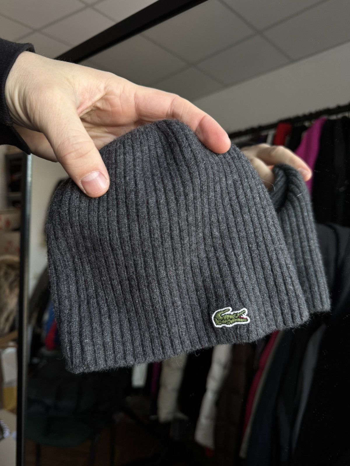 Lacoste × Vintage Lacoste wool hat, OS Size ONE SIZE - 1 Thumbnail