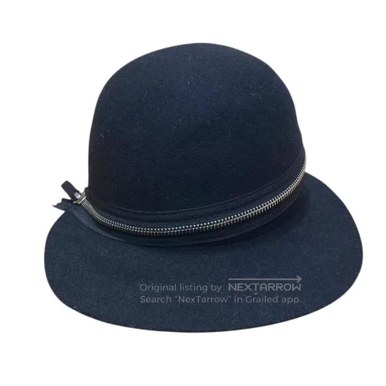 Yohji Yamamoto Yohji Yamamoto 20ss zipper deconstructed woolen hat Size ONE SIZE - 3 Thumbnail