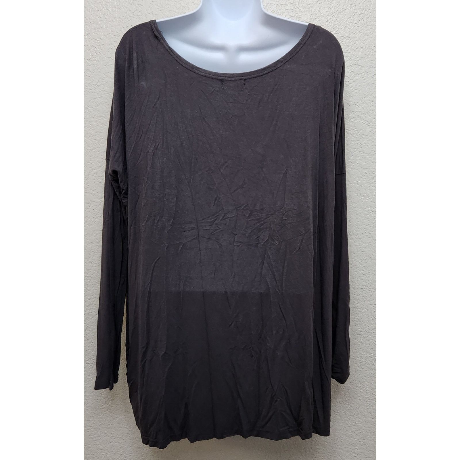 Other Piko 1988 Gray Round Neck Drop Shoulder Long Sleeves Top L Size L / US 10 / IT 46 - 3 Thumbnail