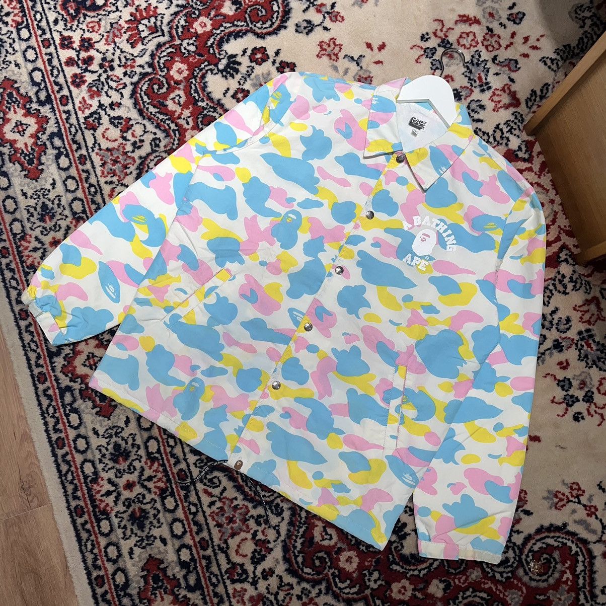 Bape BAPE COTTON CANDY COACH JACKET Size US M / EU 48-50 / 2 - 1 Thumbnail