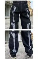 Japanese Brand × Vintage skate hiphop y2k graphics pattern cargo embroidery pants Size US 30 / EU 46 - 2 Thumbnail