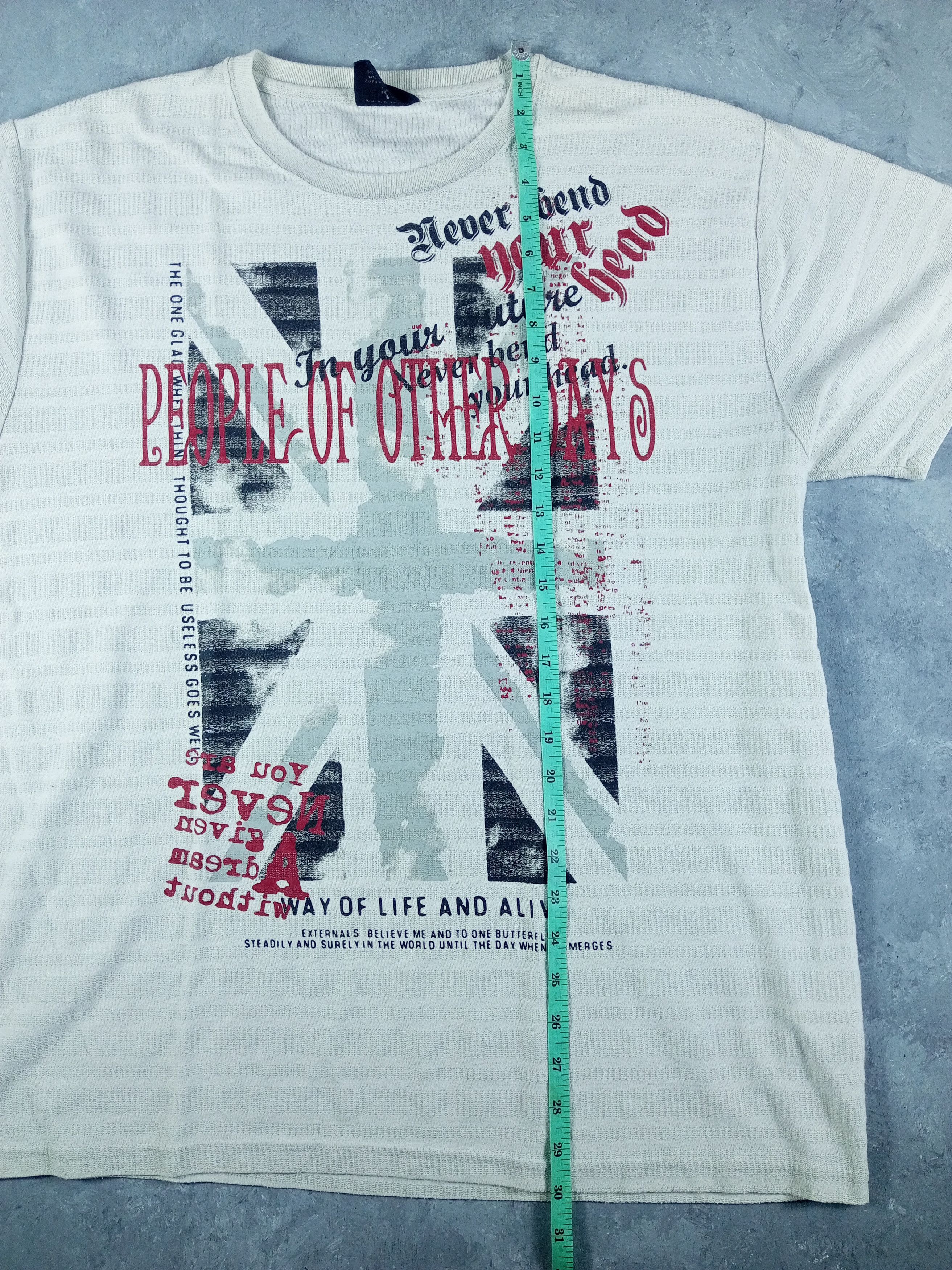 Japanese Brand 2000s Japanese archive Feather Poem Tee Vkei Size US XXL / EU 58 / 5 - 9 Thumbnail