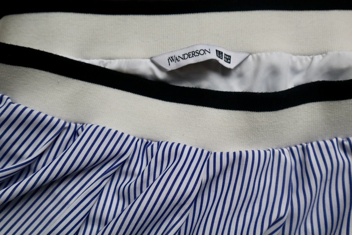 JW Anderson × Uniqlo JW Anderson x Uniqlo Pleated Striped Mini Skirt Size 34" / US 12 / IT 48 - 4 Thumbnail