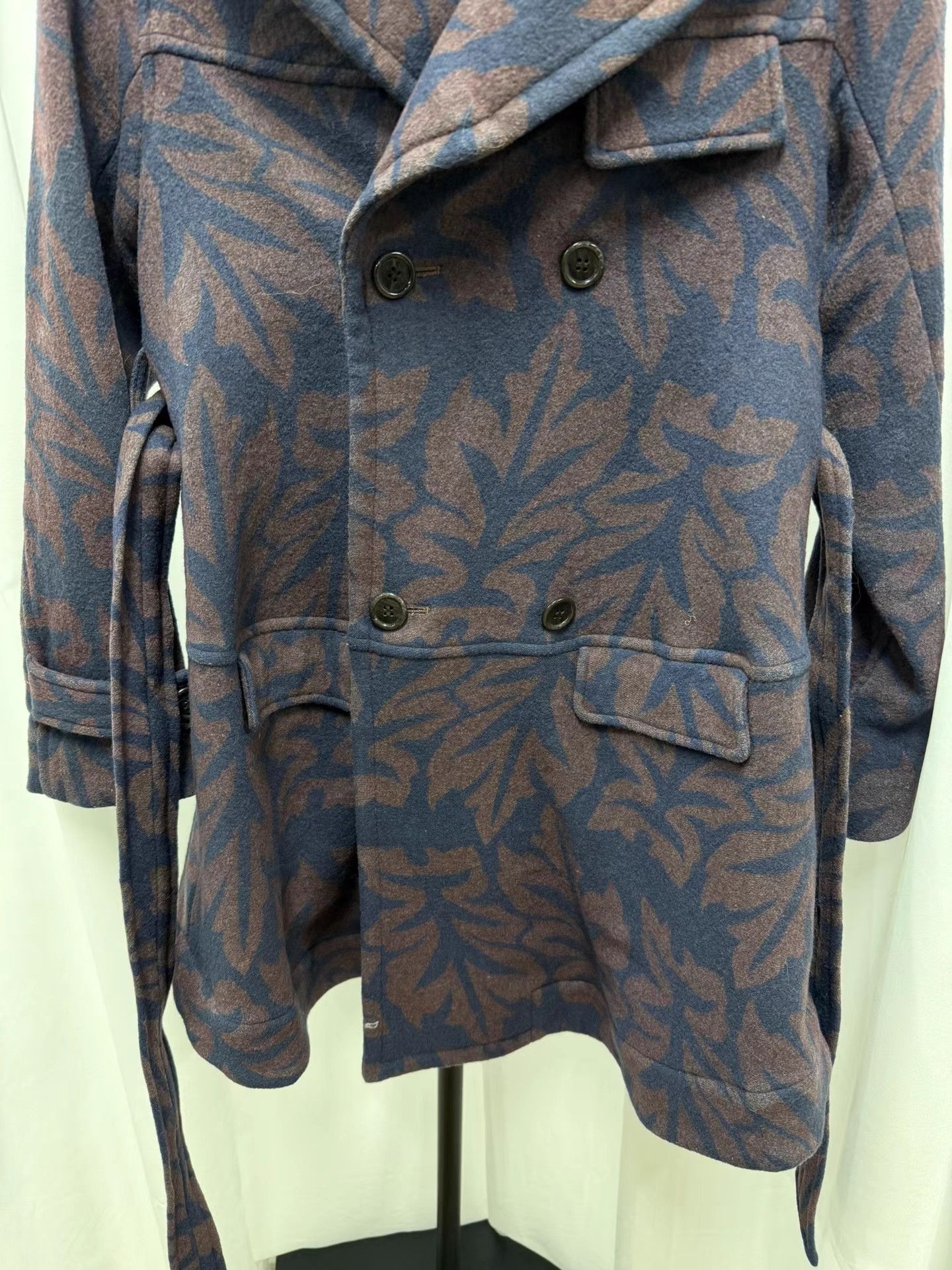Undercover UNDERCOVER 97AW Maple Leaf Pleated Patchwork Coat K20 Size US L / EU 52-54 / 3 - 3 Thumbnail