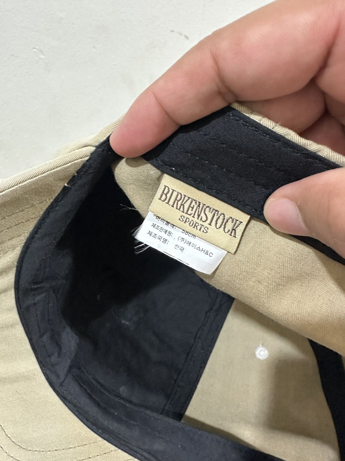 Japanese Brand VTG Cross BRIKENSTOCK Sports Distress Hat Size ONE SIZE - 7 Thumbnail