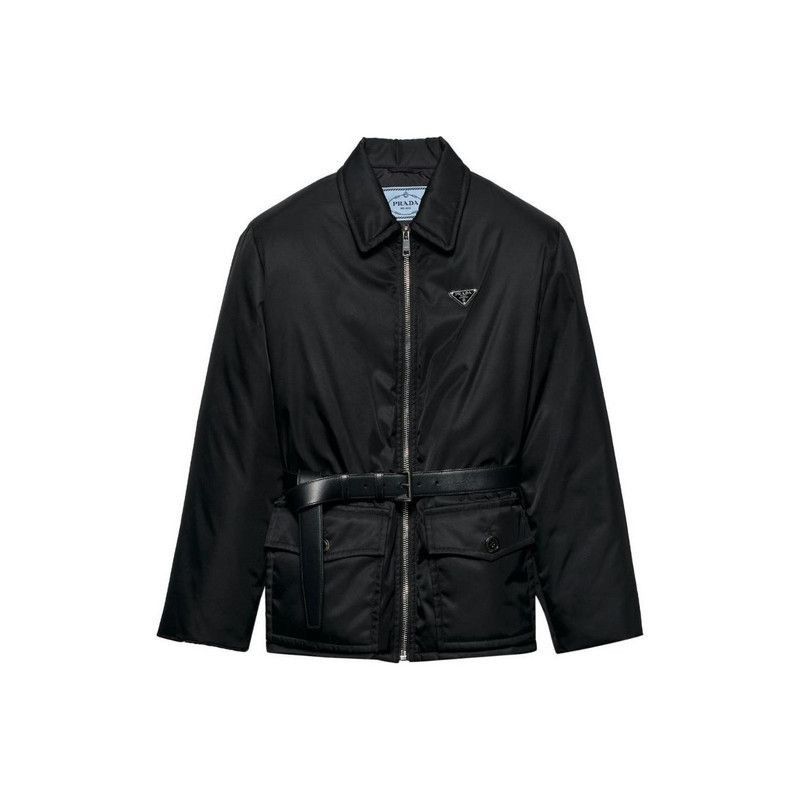 Prada Prada SS24 Black Long Sleeve Down Jacket-2506 Size US XS / EU 42 / 0 - 2 Thumbnail