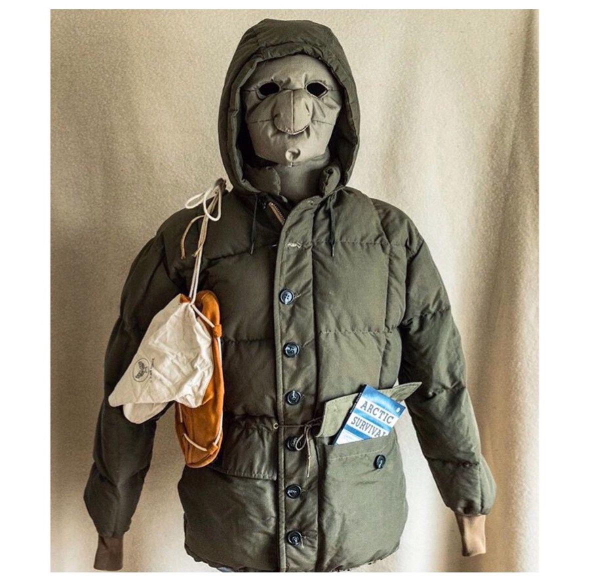 Eddie Bauer Vintage Eddie Bauer Goose Down Face Mask | Grailed