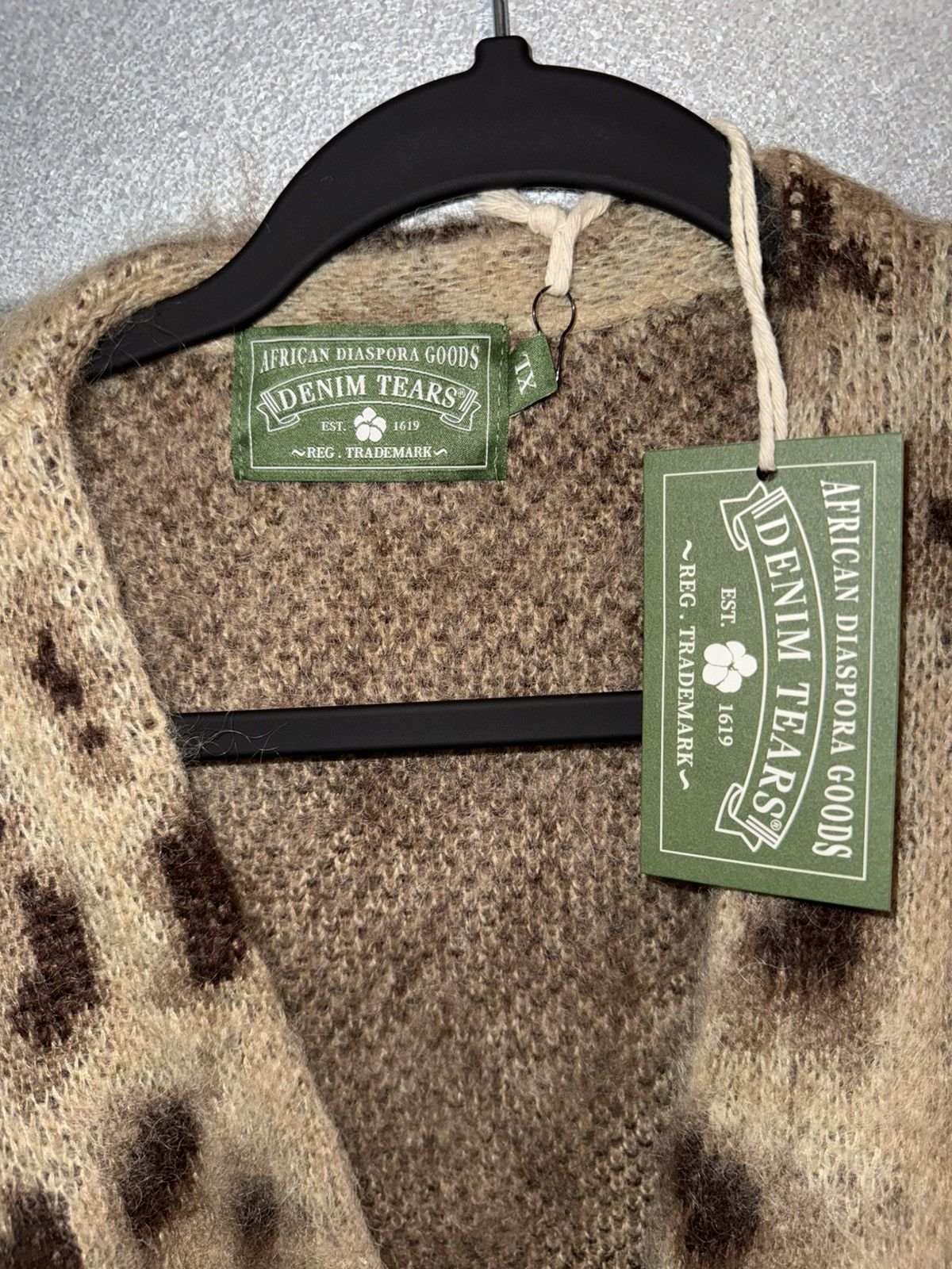 DENIM TEARS Denim Tears Giraffe Cardigan XL Size US XL / EU 56 / 4 - 5 Thumbnail